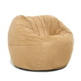 thumbnail image 3 of Jaxx Saxx Pouf Rond de 3 Pieds avec Housse Amovible, Camel, 3 of 5