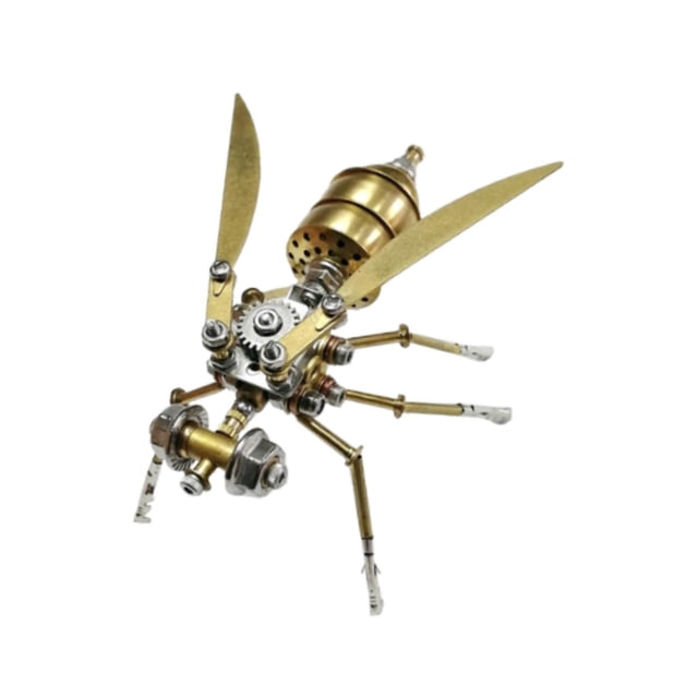 Modelo de de metal 3D, rompecabezas, adorno, regalo hecho a mano, compacto, creativo, fácil de montar, kit de modelo mecánico DIY para adultos y Estilo B