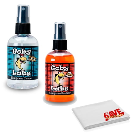 Goby Labs Sanitizing Spray Pack 4 FL OZ Headphone Cleansing Spray