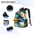 thumbnail image 3 of Easygdp Cute Sunflower Blue Duck Mochila Casual para Portátil, Mochila para Escuela, Viajes, Negocios, 3 of 6
