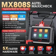 2026 Autel Scaner MX808S Car Diagnostic Scan Tool, Bidirectional Tool Same as MK808S, All System Diagnoses, Active Tests, 28+ Services FCA AutoAuth