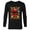 Black, variant on Marvel Deadpool Snacks and Bullets - Long Sleeve T-Shirt for Men - Customized-White