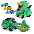 thumbnail image 1 of Dinosaur Transforming Car Inertial Deformation Toy Gift Novel Automatic Deformation Toys Best Gifts heqiyong LED, 1 of 2