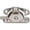 Mulitcolor, variant on National Hardware Double Hung Satin Nickel Crescent Sash Lock N325-381
