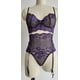 thumbnail image 1 of Conjunto de 3 piezas de lencería sexy de encaje tridimensional de dos colores, 1 of 6