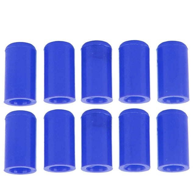 Vacuum Hose Plug 10 Pcs 10mm Automotive Vacuum Hose Silicone Waterproof Flexible Intake Vacuum Hose End Plug