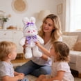 thumbnail image 5 of Lolita Bear Rabbit Plush Doll Soft Polyester Material Cute Lace Design Huggable Toy Birthday Gift for Kids, 5 of 5