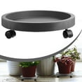 thumbnail image 5 of BESTOYARD Roller Tray for Large Heavy Planters Dark Grey, 5 of 5