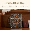 thumbnail image 7 of Xixirimido Bible Cover Case for Women Men, Large Bible Bag Bible Study Supplies Accessories Quilted Bible Carrying Cases with Handle Christian Gift, Japanese Dragon, 7 of 7
