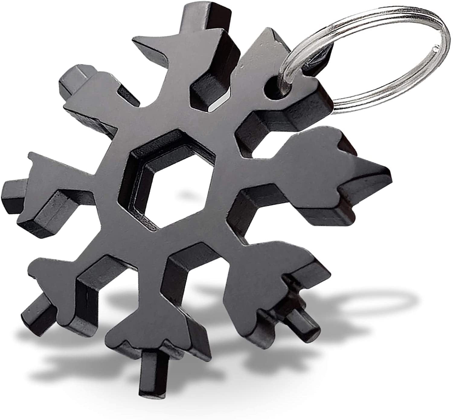 18-in-1 Snowflake Multi-Tool,Stainless Steel Multitool Card ...
