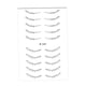 thumbnail image 5 of Pegatinas para Pestañas Inferiores, Parche de Tiras de Extensión de Pestañas, Herramienta de Maquillaje Realista 3D DIY, Pestañas Postizas para Cospla Estilo J, 5 of 9