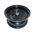 thumbnail image 2 of Wheel / Rim - Front, Black for Mudhead 208R and Mid-Size Gokarts, 2 of 4