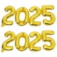 thumbnail image 1 of 2 globos de aluminio número 2025 para celebrar el Año Nuevo Globos dorados 2025 para la decoración de fiestas de Nochevieja, 1 of 7