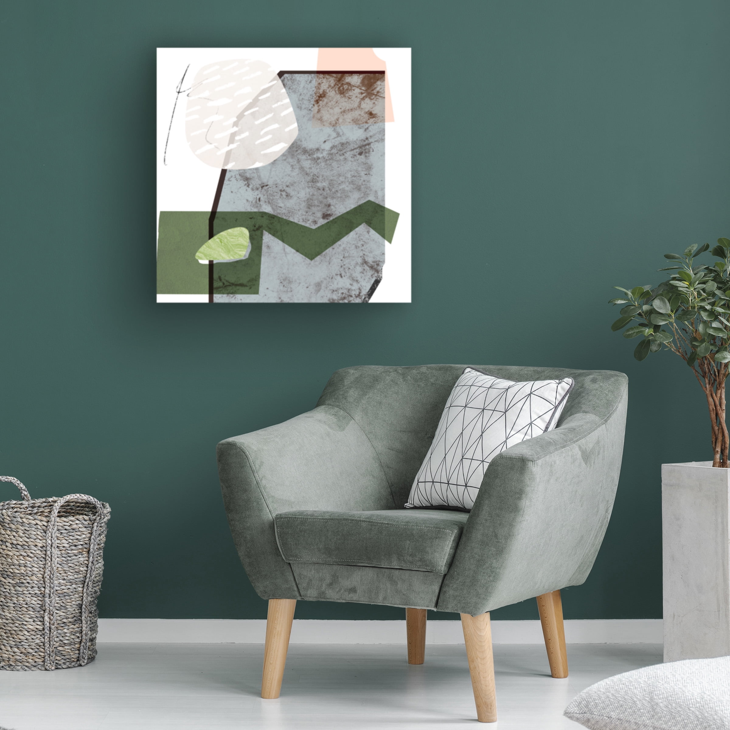 Melissa Wang 'Ocean Stones II' Canvas Art