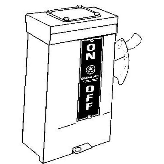 GE TG4321R 3 Pole Fusible Type TG General-Duty Safety Switch