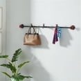 thumbnail image 4 of Furniture of America Meritor Metal 5-Hook Coat Rack in Sand Black (Set of 2), 4 of 6