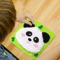 thumbnail image 3 of Hearth & Gear DIY Embroidery Doll Set For Kids Sewing Arts And Crafts Kit Easy To Do Cartoon Animal Sewing Projects Yarn Board Animals Stickers Hands On Activities 1pc Arts And Crafts for Kids Ages, 3 of 3