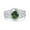Green, variant on 2 Carat Moissanite Engagement Rings for Women Moissanite Wedding Ring Oval Cut D Color VVS1 Clarity 925 Sterling Silver Anniversary Promise Rings for Her Size 5-9
