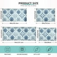 thumbnail image 2 of Plush Pillow Cases King Size Ultra Soft Warm Pillowcases with Zipper 3d Blue White Snowflakes 20"x40", 2 of 9