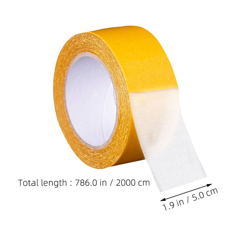 HOMEMAXS  Double Sided Cloth Tape Sticky Dispenser Masking Heavy Duty