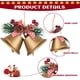 thumbnail image 3 of Juego de 6 campanas navideñas XCF blancas para decorar el árbol, 3 of 4