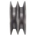 thumbnail image 4 of Chendee V-Belt Pulley A Type Double Slot Pulley Motor Cast Iron Dia Power Tool Accessory,64X30X24Mm, 4 of 9