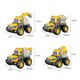 thumbnail image 2 of Coche De Juguete   Lab.G 4pcs AMARILLO NEGRO, 2 of 5