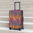 thumbnail image 5 of Uemuo Lavender Flowers Printed Washable Luggage Cover - Fashion Suitcase Protector Fits 18-32 Inch Luggage -X-Large, 5 of 9