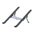 thumbnail image 1 of Soporte para computadora portátil, elevador ajustable para oficina en casa, soporte para computadora portátil plegable gris, 1 of 8