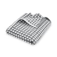 thumbnail image 4 of Mainstays Performance Super Soft Quick Dry Bath Towel Set, 4-Piece, Checkered Grey, 4 of 7