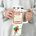 thumbnail image 6 of Funny Christmas Tumbler for Women Men,40 oz Stainless Steel Insulated Travel Tumbler,Christmas Coffee Mug with Lid and Straw,Xmas Cups Keep Drinks Cold & Hot,White Elephant Gifts Stocking Stuffer, 6 of 6