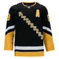 thumbnail image 2 of Kris Letang Autographed Pittsburgh Penguins Alternate Black adidas Jersey, 2 of 3