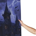 thumbnail image 3 of Halloween Shower Curtain, Halloween Bat Castle Halloween Decor Shower Curtain, Halloween Decorations Bathroom Curtain with 9 Buttonholes, Ruffle Shower Curtain 60x72in, 3 of 6