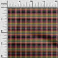 thumbnail image 1 of oneOone Polyester Lycra Fabric Madras Check Print Fabric By The Yard 56 Inch Wide, 1 of 3
