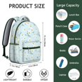 thumbnail image 6 of "Floral Symphony Backpack with Sunflower Print - Durable Bookbag for College Students, Features Multiple Organizational Pockets & Comfortable Straps", 6 of 6