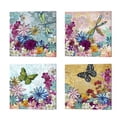thumbnail image 2 of Metaverse Megan Duncanson 'Whimsical Floral Collage' Canvas Art (Set of 4), 2 of 5