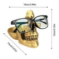 thumbnail image 3 of Hbdhejl Skeleton Glasses Stand Holder Creative Eyeglasses Holder Sunglasses Spectacle Display Rack Key Holder Resin Sculptures For Entryway Home Office Desk Nightstand, 3 of 5