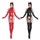 thumbnail image 2 of Body erótico de cuero Pu para mujer, lencería de peluche sin entrepierna, ropa de discoteca Wetlook, Catsuit de látex, disfraz fetiche, 2 of 5