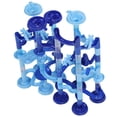 thumbnail image 1 of Juego de pista de carreras de canicas, juegos de canicas, juegos de canicas con embudo, juego de agua, pista de bolas de laberinto, bloques de construcción, rendimiento finamente ajustado, 1 of 14