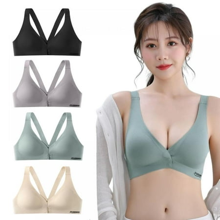 

Women s Bra Front Button-down Adjustable Lingerie Sexy Beauty Back Comfortable Gathered Breast Sports Women s Underwear