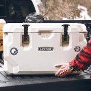 Refurbished Lifetime 91131 65 Quart High Performance Hard Cooler, Arctic White