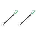 thumbnail image 1 of kurtrusly 2pcs Carabiner Anti -Lost Rope sub -Plier Control Fish Buckle Rope Strong Pull Lanyard 6 Color green 2Set, 1 of 6