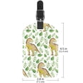 thumbnail image 6 of Square 2Pack PU Leather Dinosaur Cruise Luggage Tag with Privacy Cover and Name ID Tag for Travel Handbags Backpacks Luggage Tags, 6 of 6