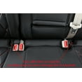 thumbnail image 4 of coverdream Custom Fit Gladiator Car Seat Covers for 2020-2025 Jeep Gladiator (Not for HIGH Altitude,Rear Row No Center Fold-Down Armrest) - Leatherette (Black/Red,Full Set), 4 of 6