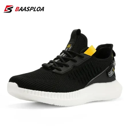 

Baasploa Men‘s Lightweight Comfortable Running Shoes Breathable Knit Sneakers
