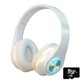 thumbnail image 2 of Auriculares Bluetooth RGB con Luz Respiratoria Over-Ear Blancos, 2 of 8
