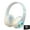 White, variant on Bluetooth Headset Macaron Colored Luminous Seven Color Breathing Light Head Mounted Bluetooth Earphones Gaming Headsets for Pc White