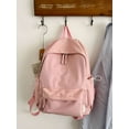 thumbnail image 3 of LAVA Large Capacity Backpack – Unisex Laptop Bag with Pockets for School & Travel(Pink), 3 of 7