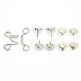 thumbnail image 1 of Alfileres de botón Sin clavos Desmontable Cintura de mezclilla ajustable Botón de metal Artefacto de cintura de estilo libre de clavos, 1 of 1