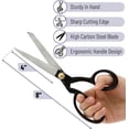 thumbnail image 2 of Mr. Pen- Fabric Scissors, 8-inch Black Premium Tailor Scissors, Sewing Scissors for Fabric Cutting, Fabric Cutter, Fabric Shears, Fabric Scissors Professional, Heavy Duty Scissors Heavy Duty, 2 of 7